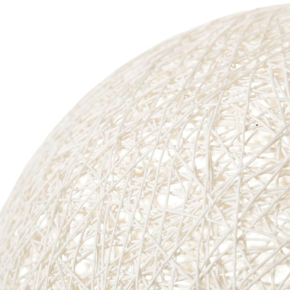 Lolahome Lámpara De Techo De Diseño De Metal Blanca De 45x45x20 Cm