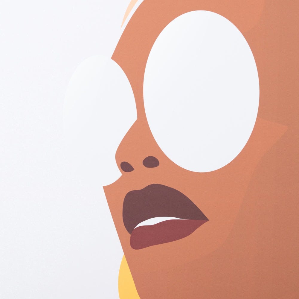 Lolahome Lienzo De Mujer Fotoimpreso De Madera Beige Y Marrón De 122x82 Cm