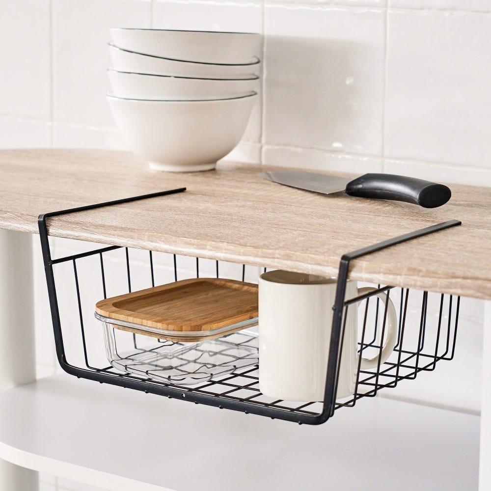 lolahome 2 cestas colgantes para estante