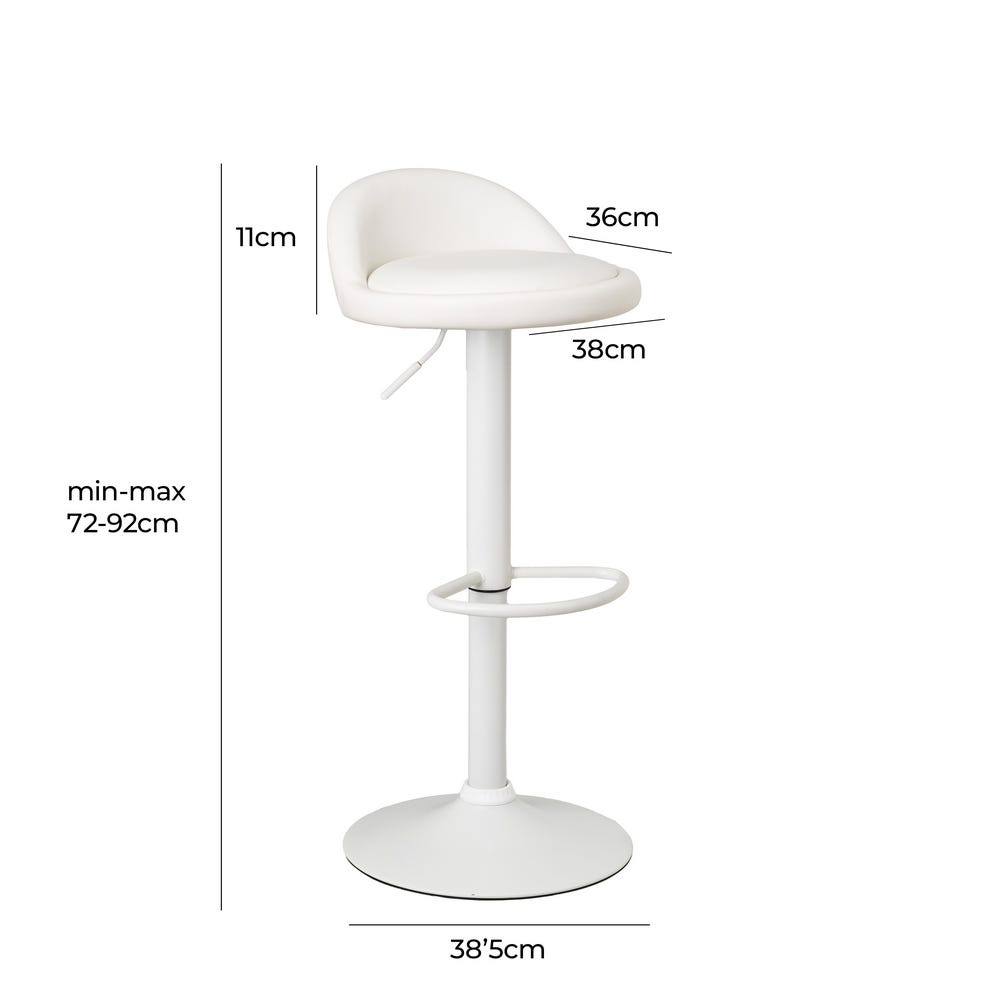 Lolahome 2 Taburetes Con Respaldo