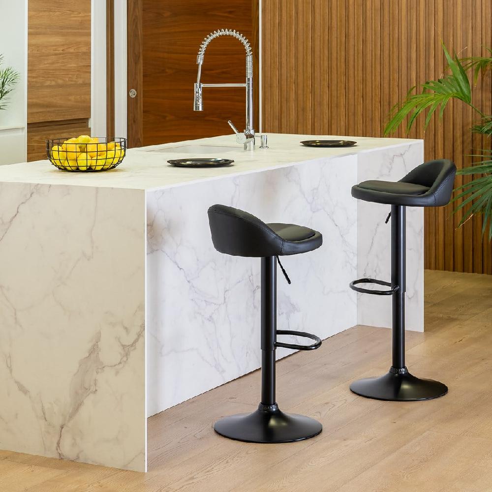 lolahome 2 taburetes con respaldo