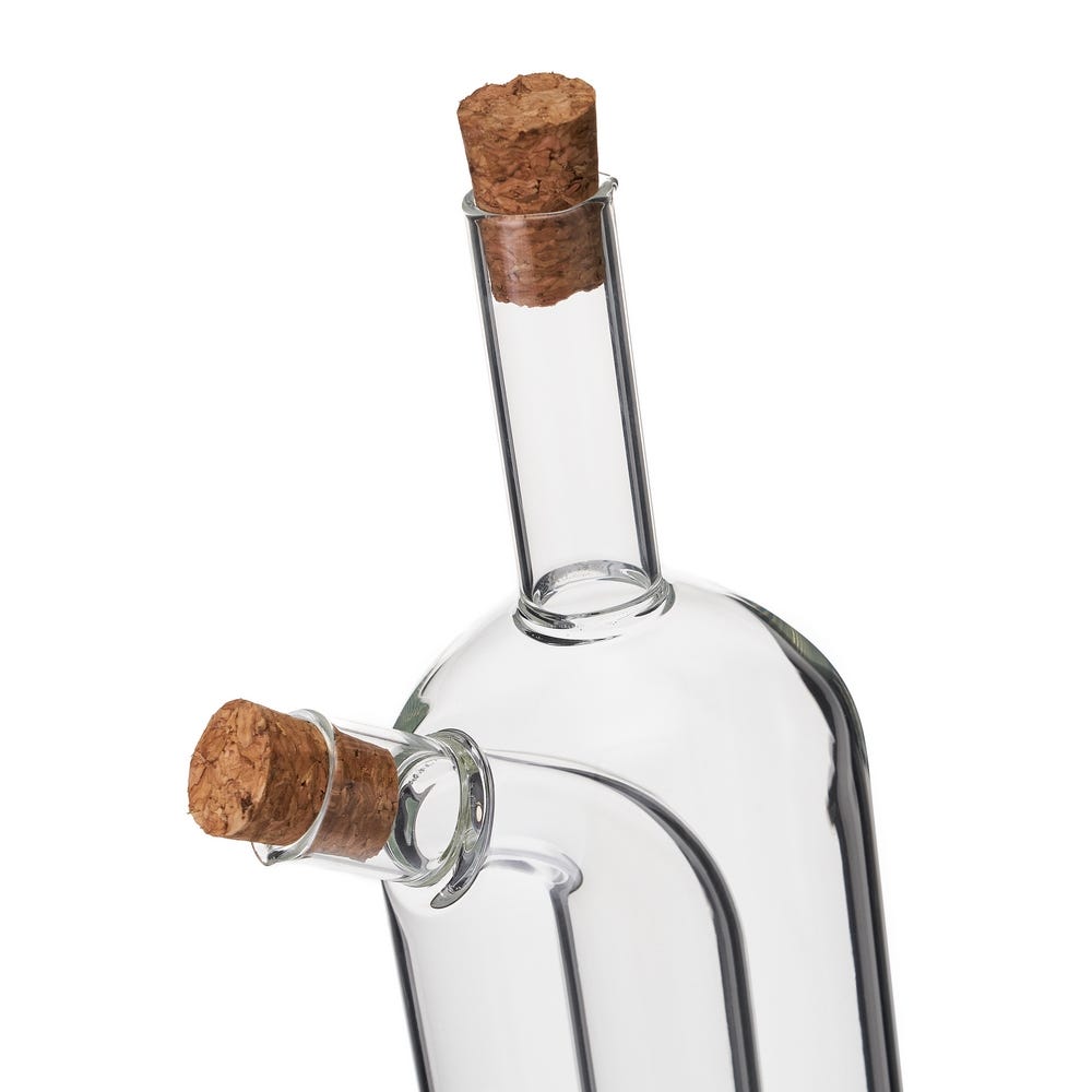 lolahome Aceitera vinagrera 2 en 1 de 45 + 350 ml