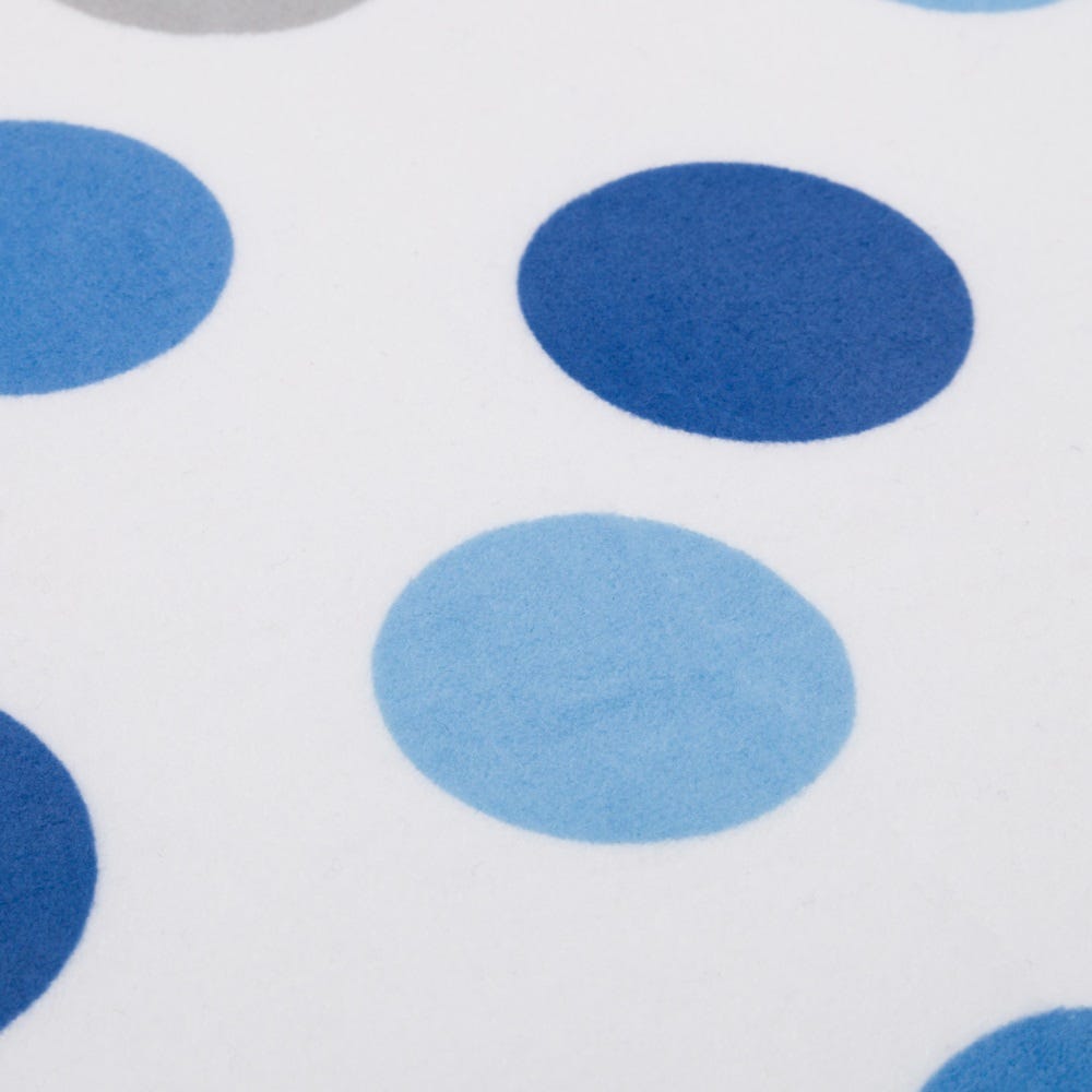 lolahome Alfombra de baño azul de 70x45 cm