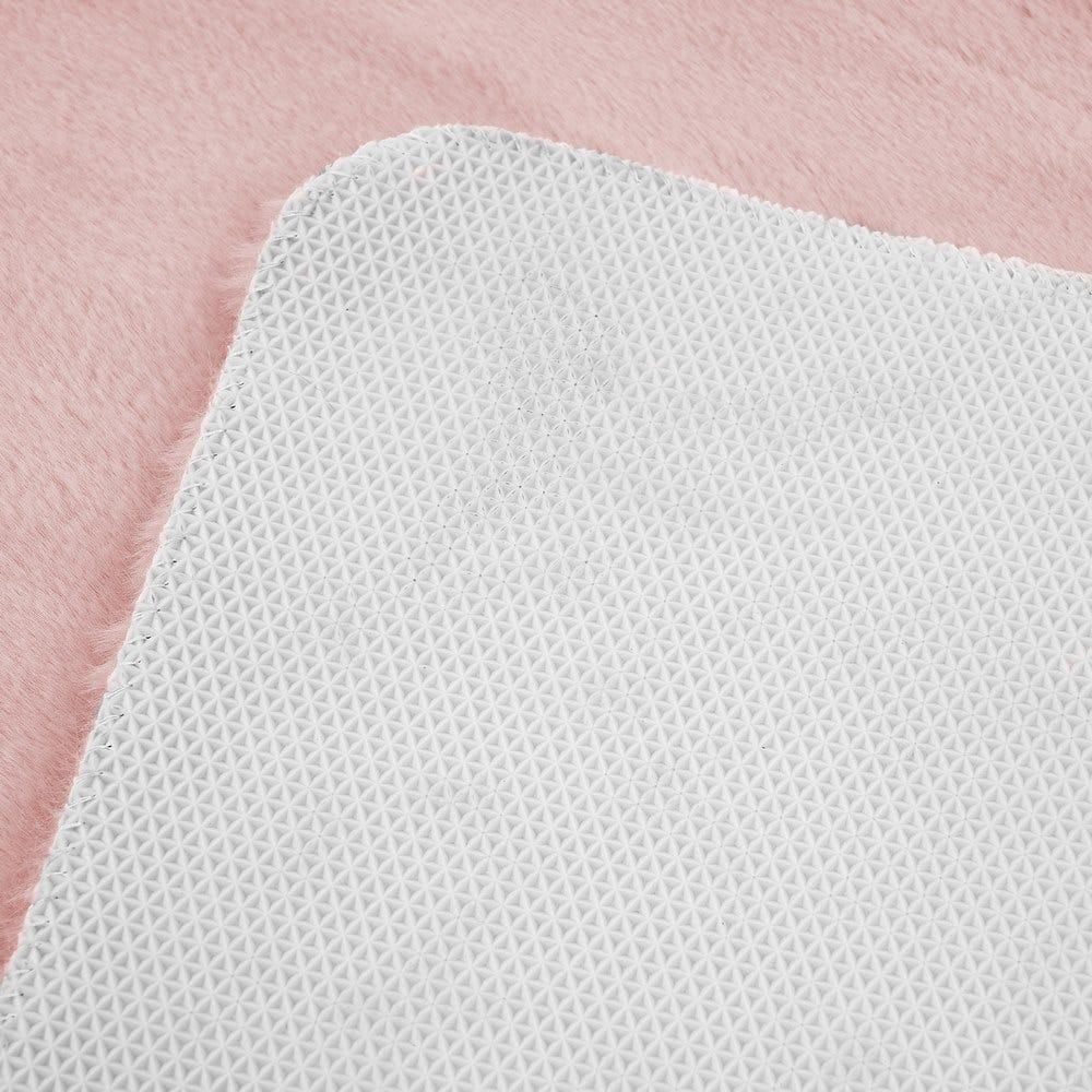 lolahome Alfombra de pelo malva 170x120 cm