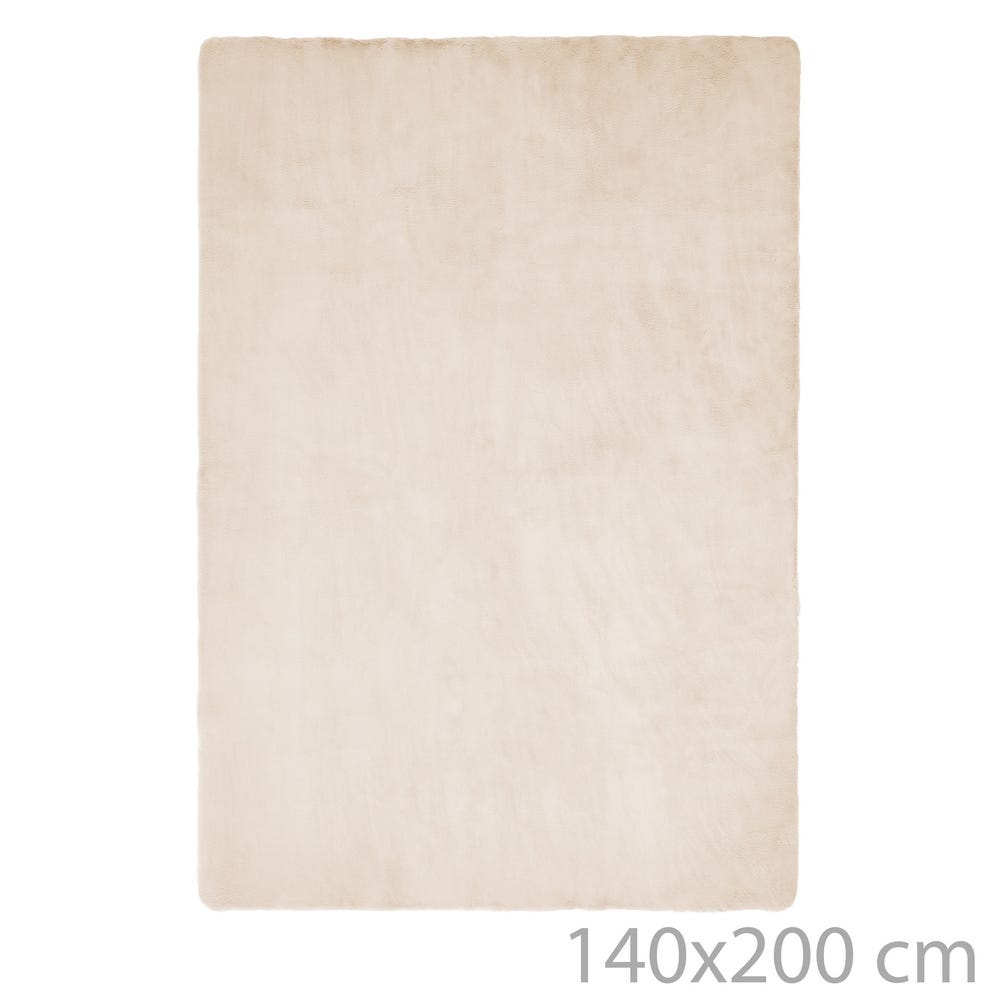 Lolahome Alfombra Pelo De 200x140 Cm Beige