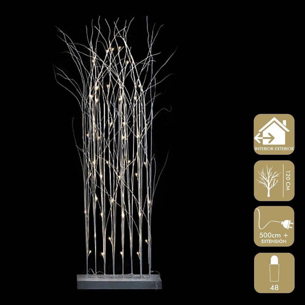 Lolahome Árbol De Navidad Ramas Led De 120 Cm