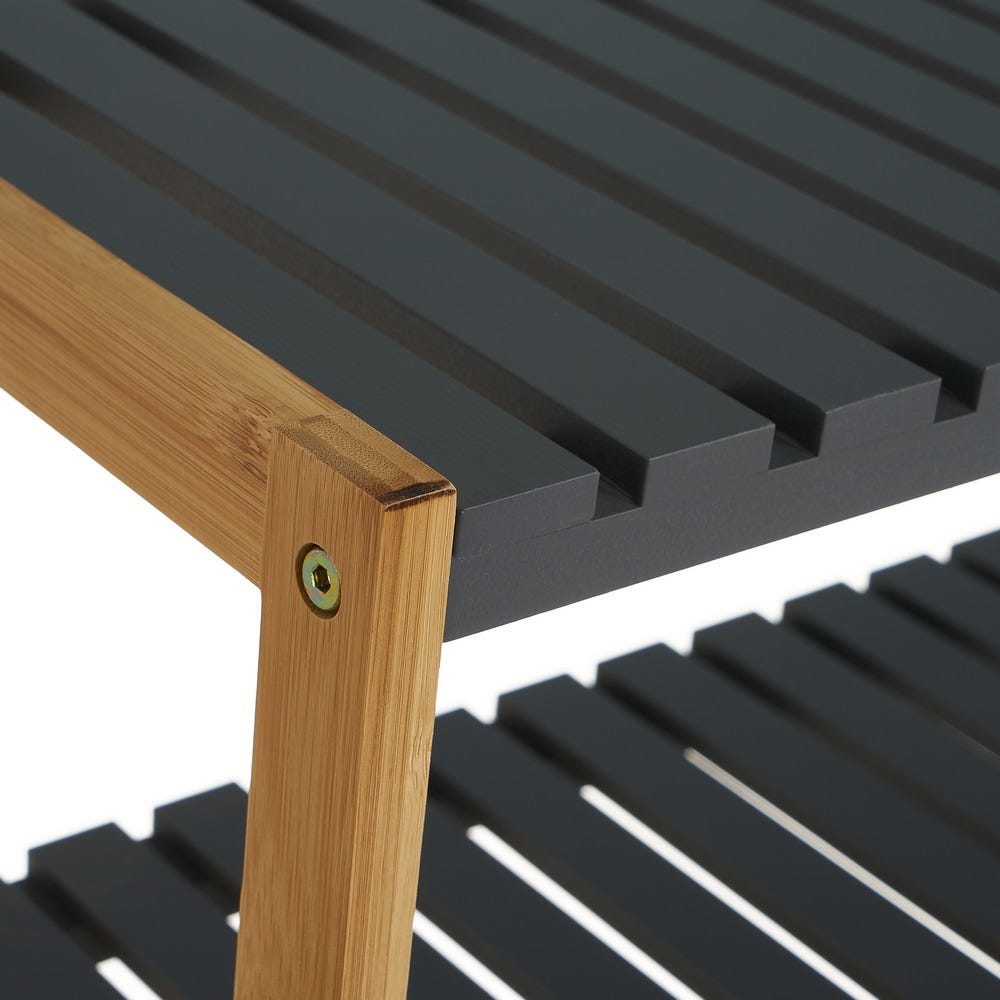 Lolahome Banco Zapatero De Bambú