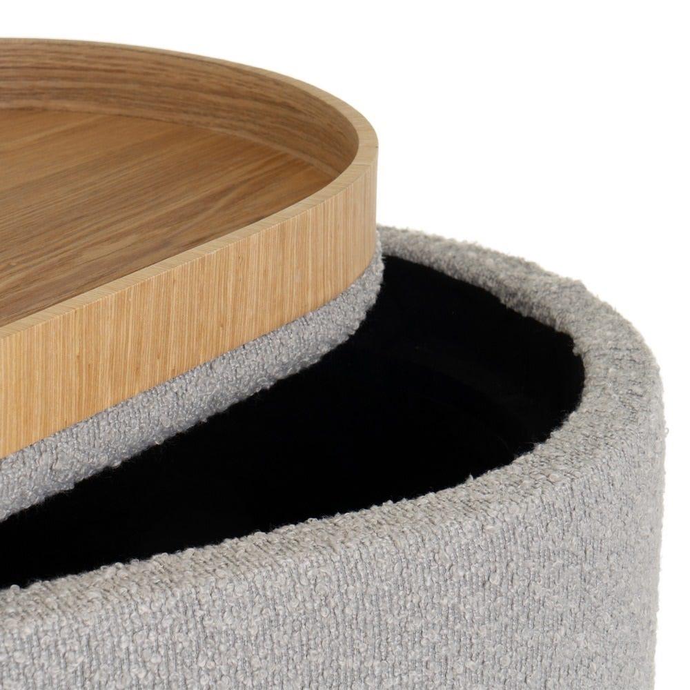 lolahome Banqueta baúl con bandeja