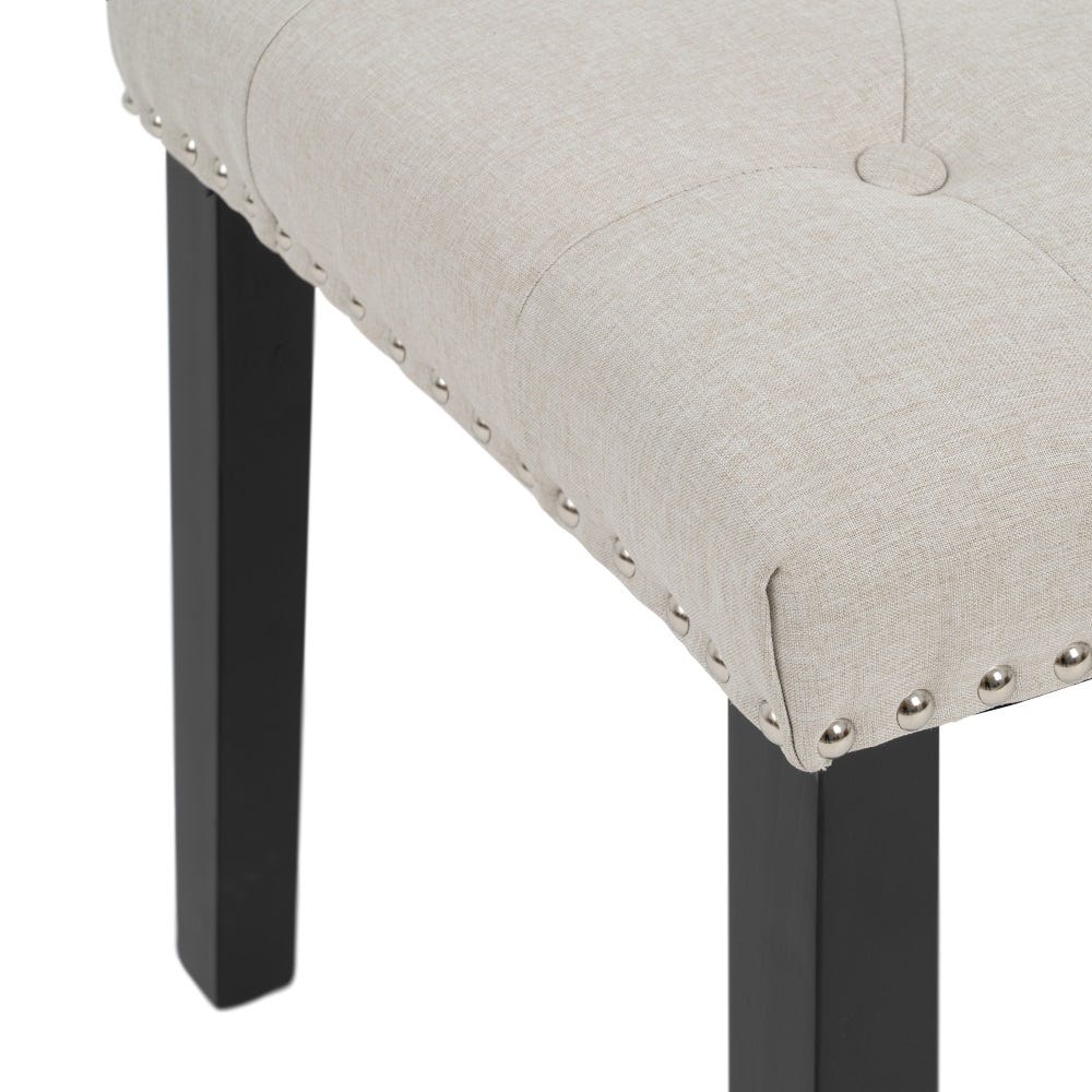 Lolahome Banqueta De Lino Con Capitoné De 115 Cm
