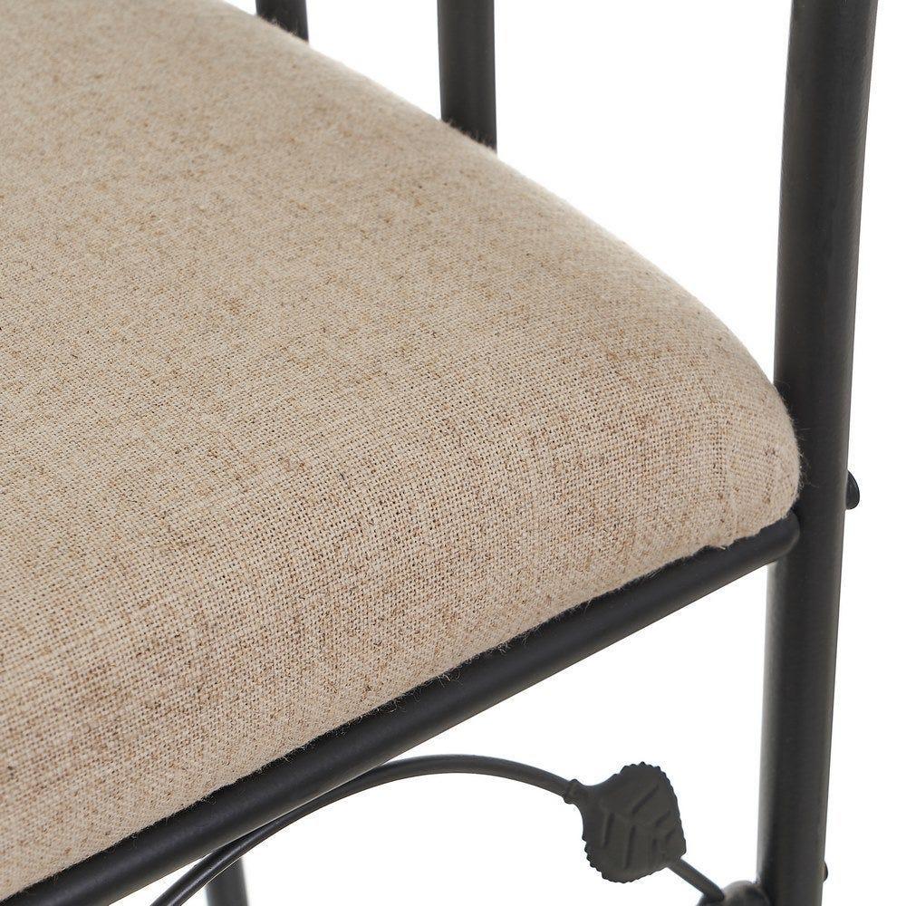 Lolahome Banqueta Pie De Cama Metálica Negra