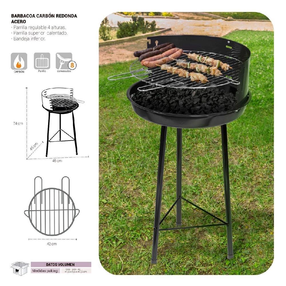 Lolahome Barbacoa De Carbón Milena Negro