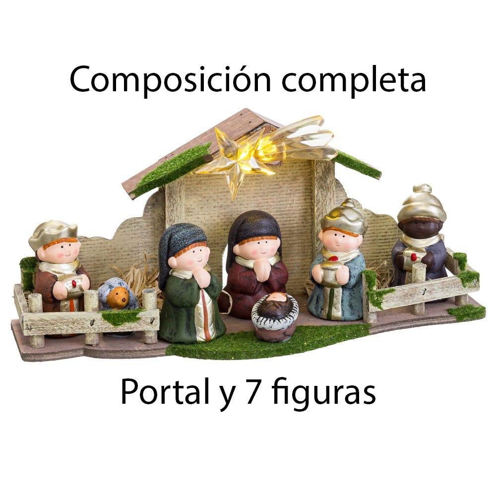 Lolahome Belén De Navidad Con Portal