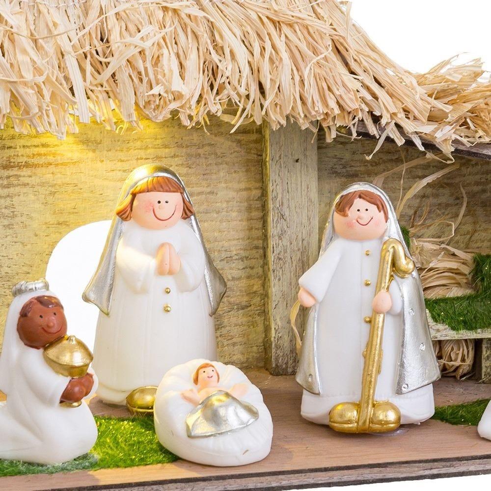 lolahome Belén de Navidad con portal