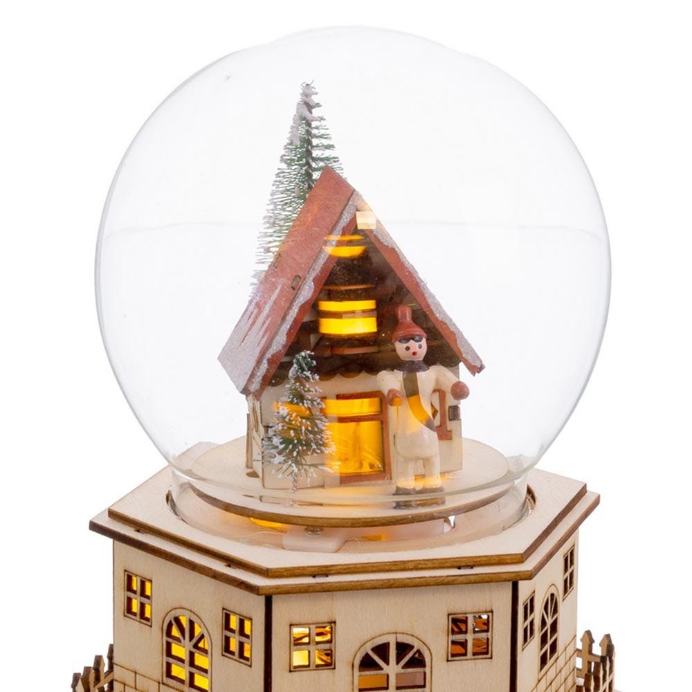 Lolahome Caja De Música Con Bola De Nieve