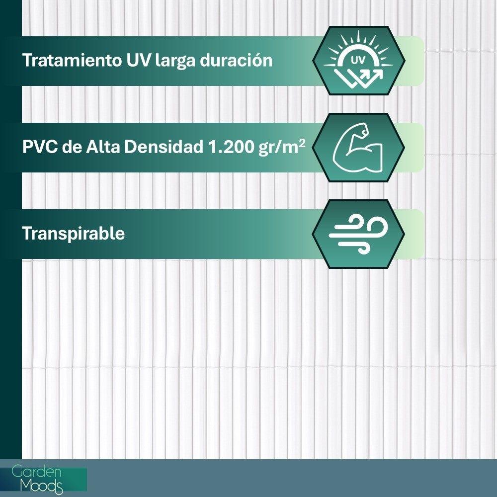 Lolahome Cañizo Artificial Doble Cara Blanco