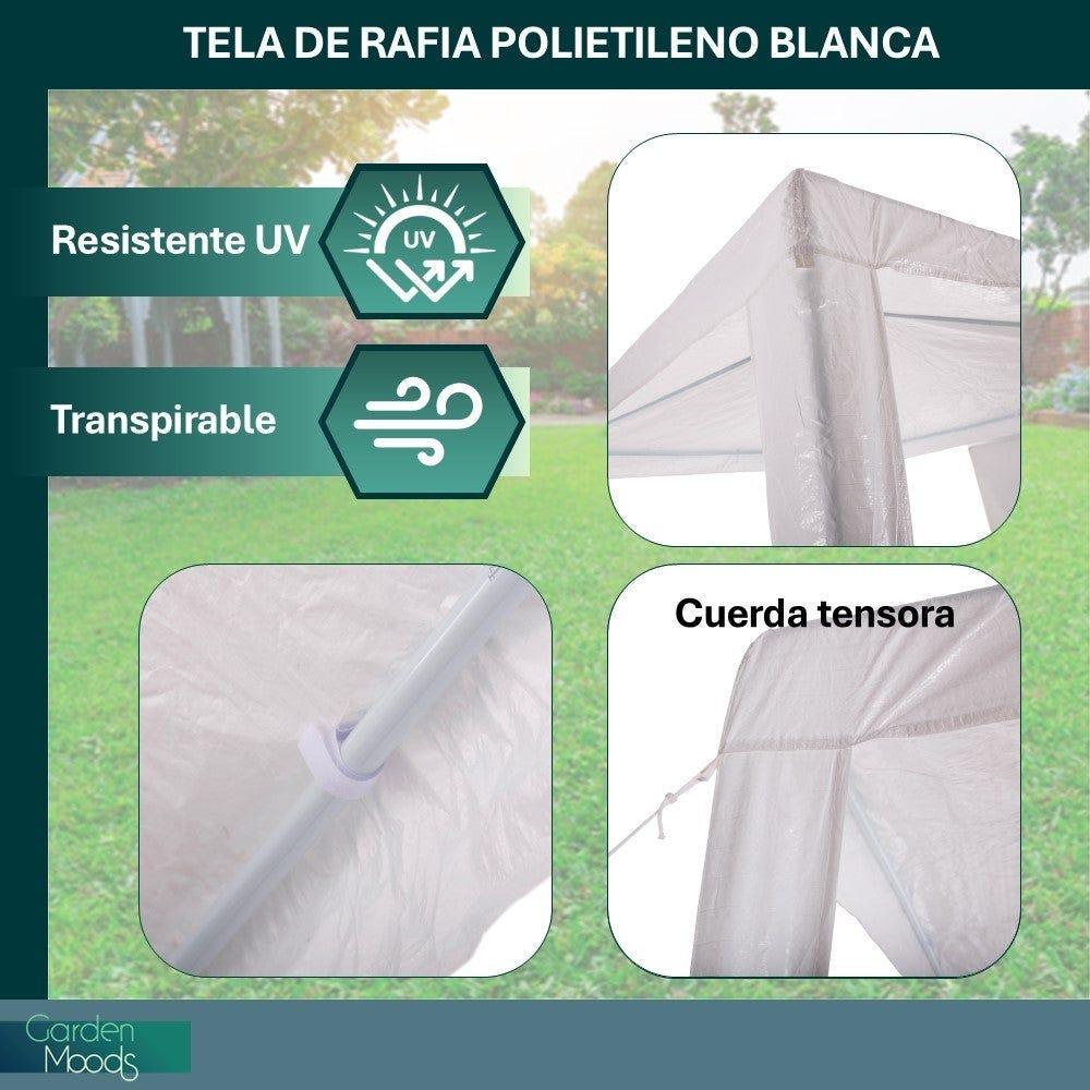 Lolahome Carpa Desmontable Blanca De 3x3 Metros