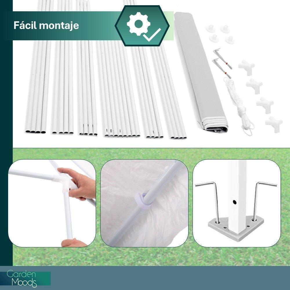 Lolahome Carpa Desmontable Blanca De 3x3 Metros