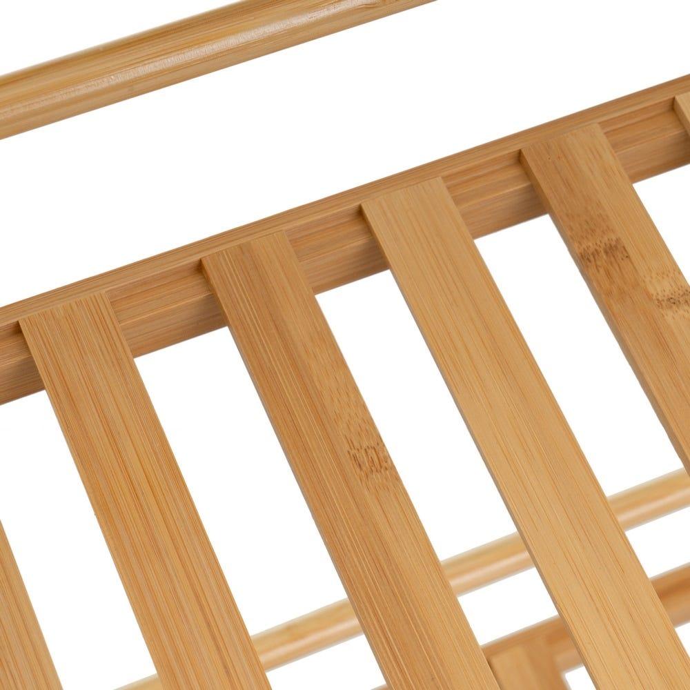 Lolahome Carro Cocina Bambú Con Ruedas