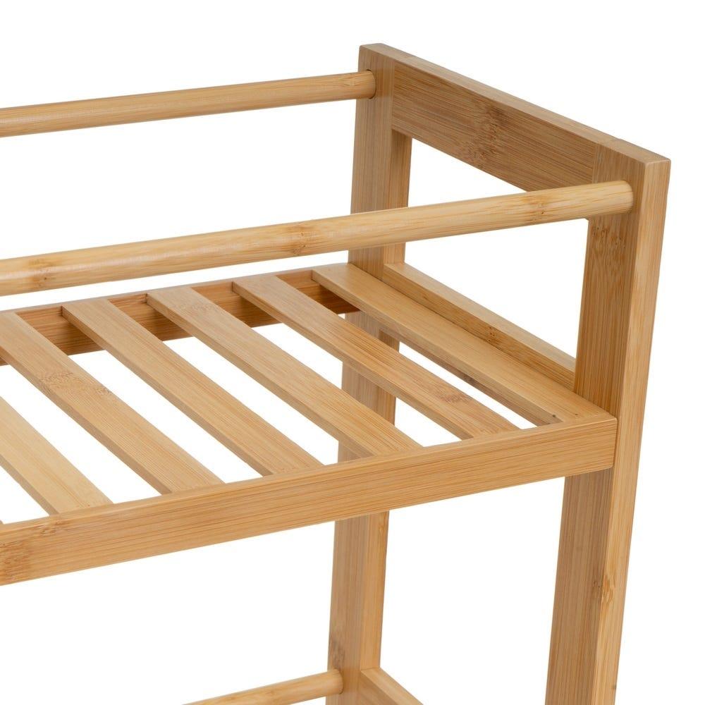 lolahome Carro cocina bambú con ruedas