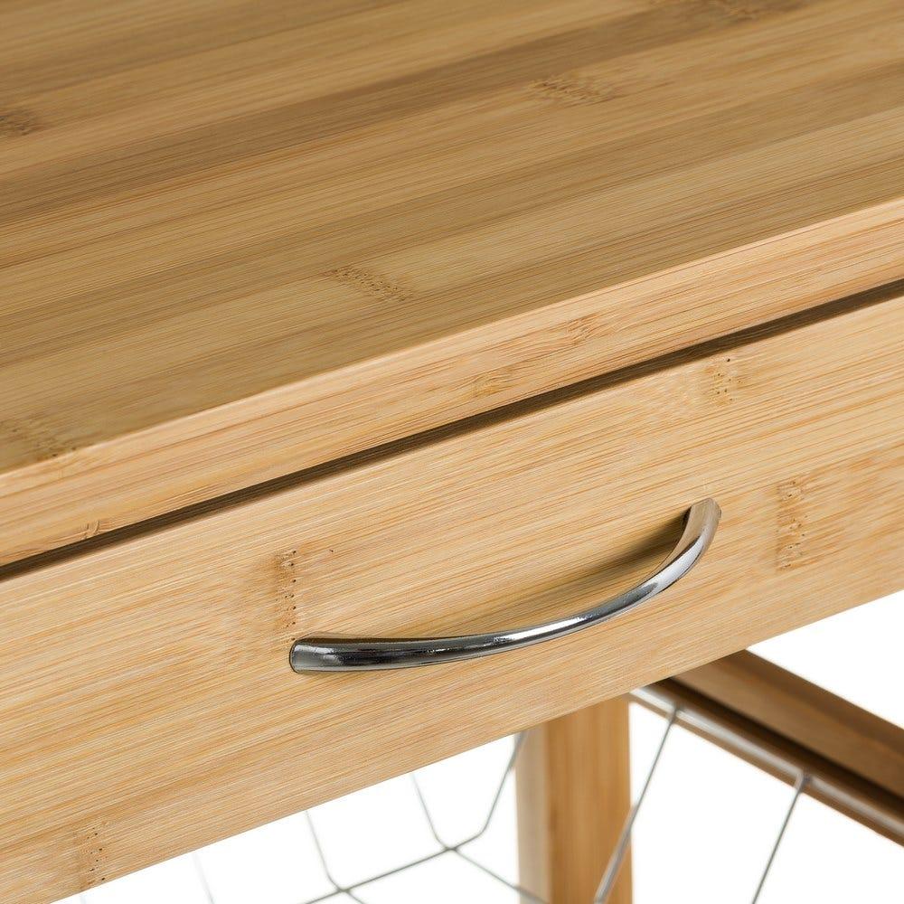 Lolahome Carro Cocina Marrón