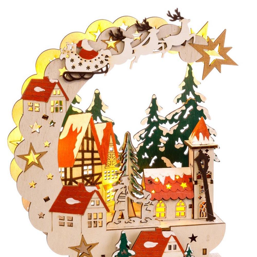 Lolahome Casita Navidad Con Luz