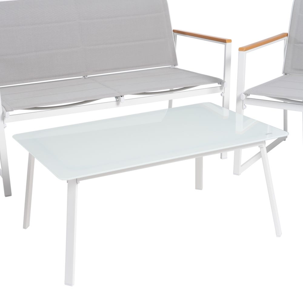 Lolahome Conjunto De Jardín Metálico Blanco