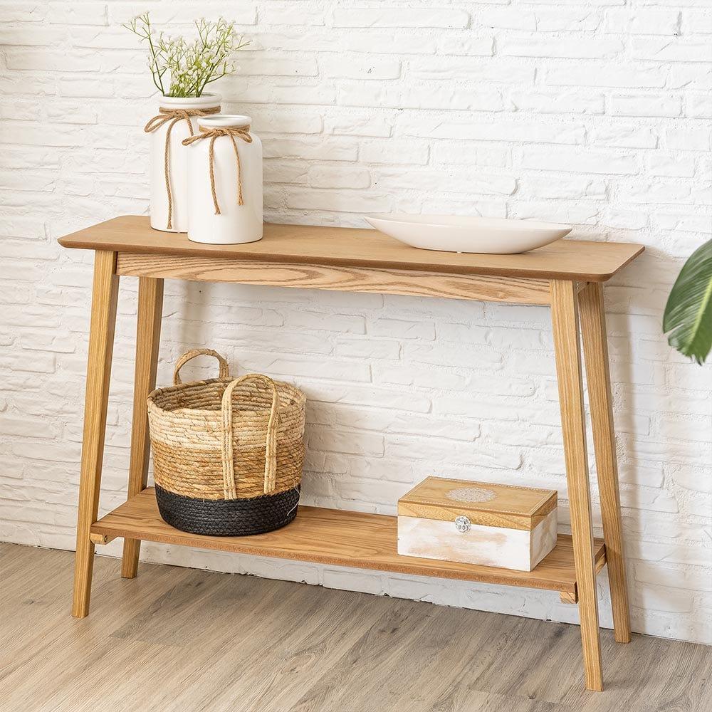 lolahome Consola recibidor nórdica de 100x30x72 cm