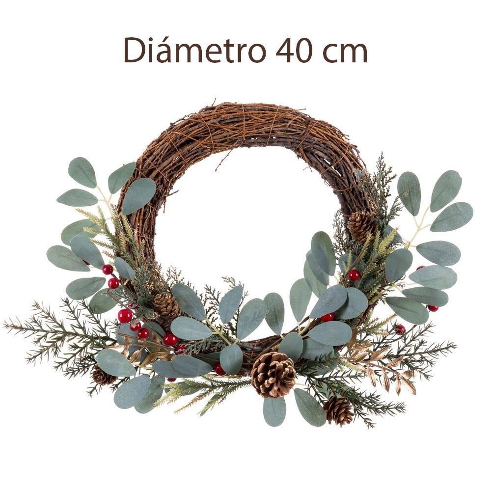 Lolahome Corona Navidad 40 Cm