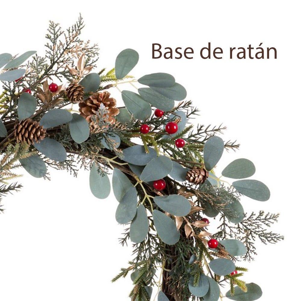 Lolahome Corona Navidad 55 Cm