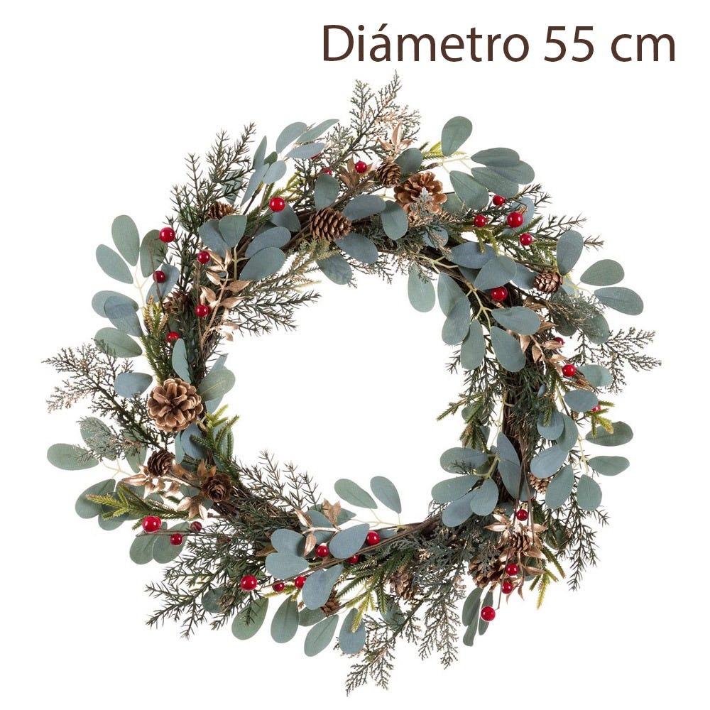 Lolahome Corona Navidad 55 Cm