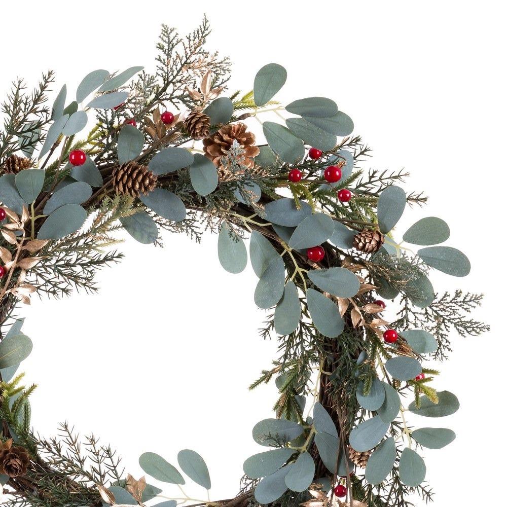 lolahome Corona Navidad 55 cm