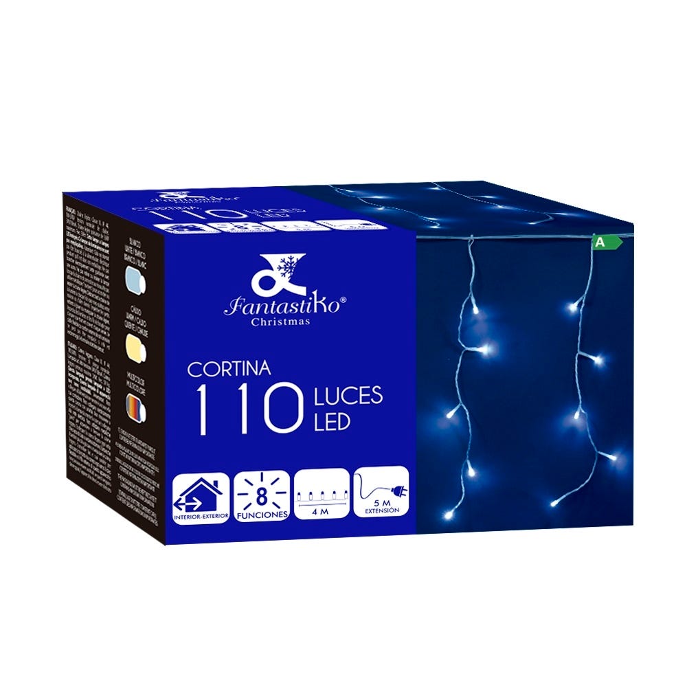 Lolahome Cortina 110 Luces Led De 4 Metros