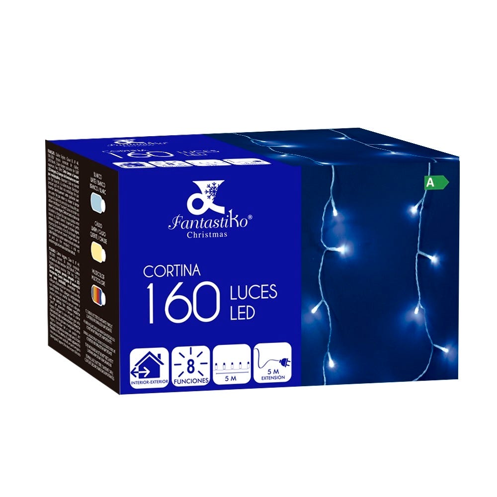 Lolahome Cortina 160 Luces Led De 5 Metros