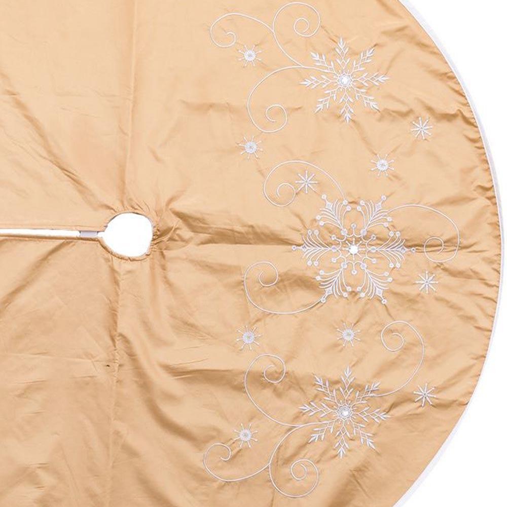 Lolahome Cubre Pie De Navidad De Tela De 120 Cm