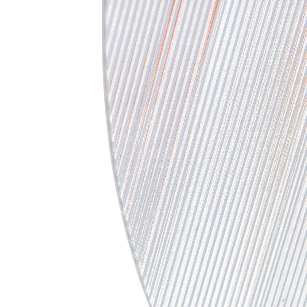 Lolahome Espejo Aguas Blanco Cristal De 80x80 Cm