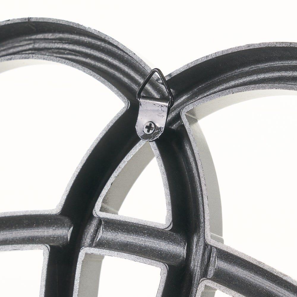 Lolahome Espejo Flor Plateado De Ø 47 Cm