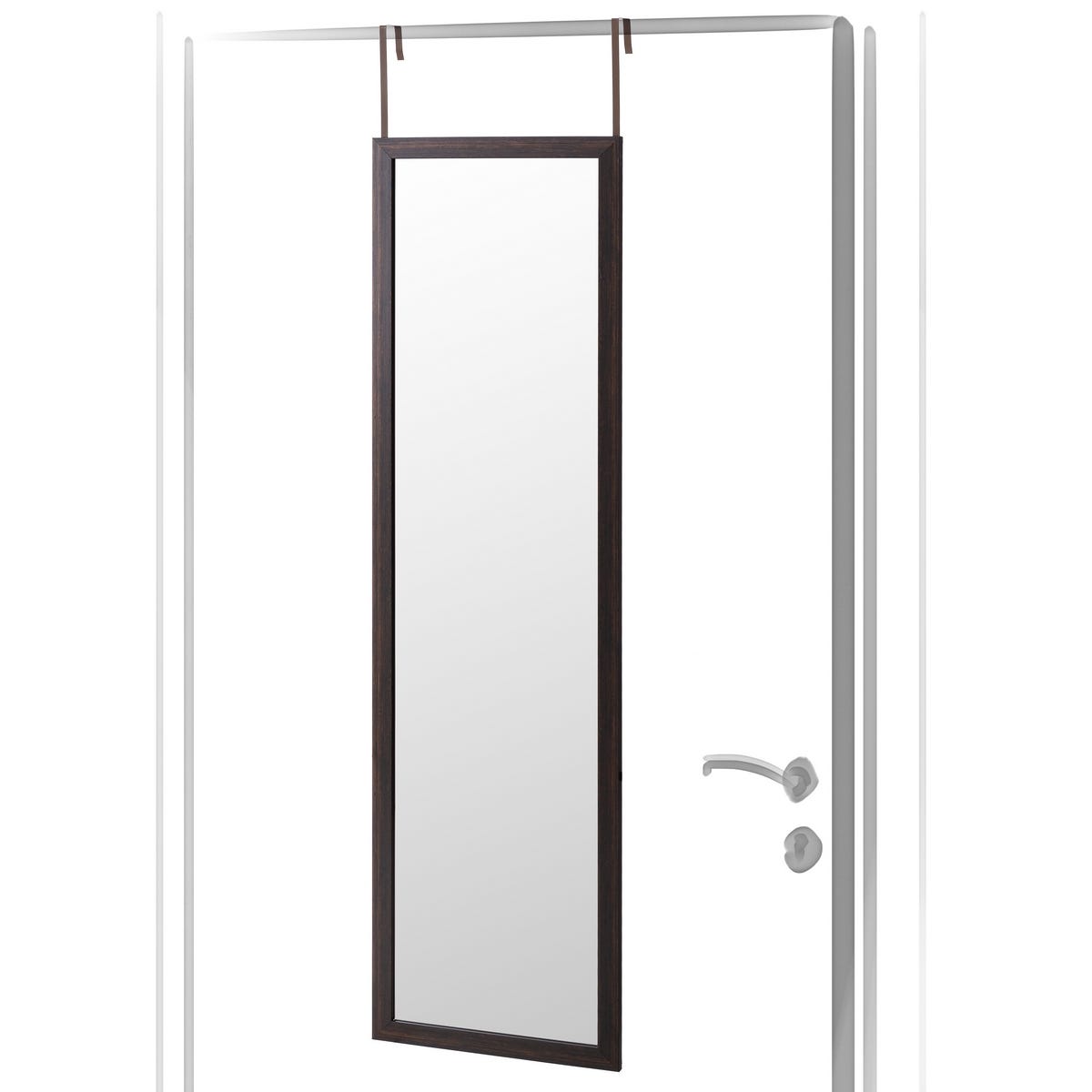 Lolahome Espejo Marrón Para Puerta De 35x125 Cm