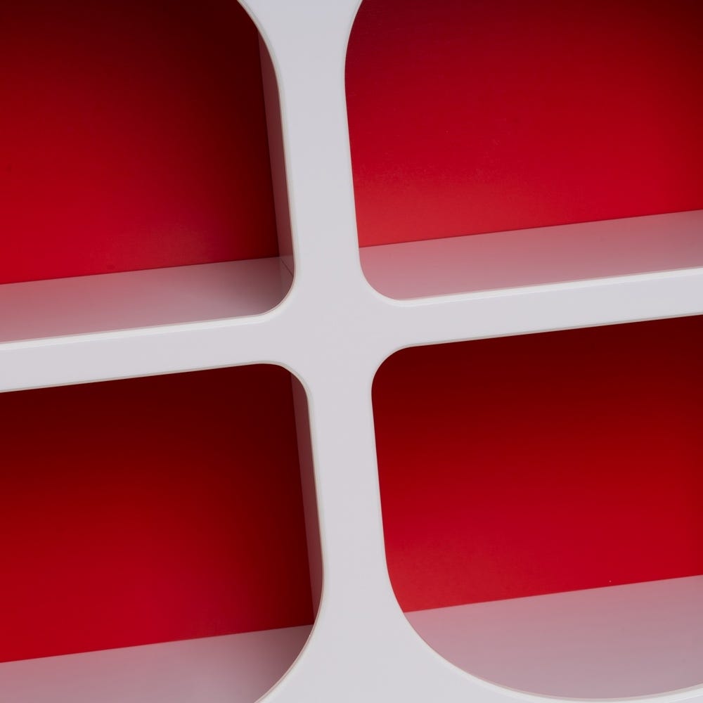 Lolahome Estantería Infantil Roja