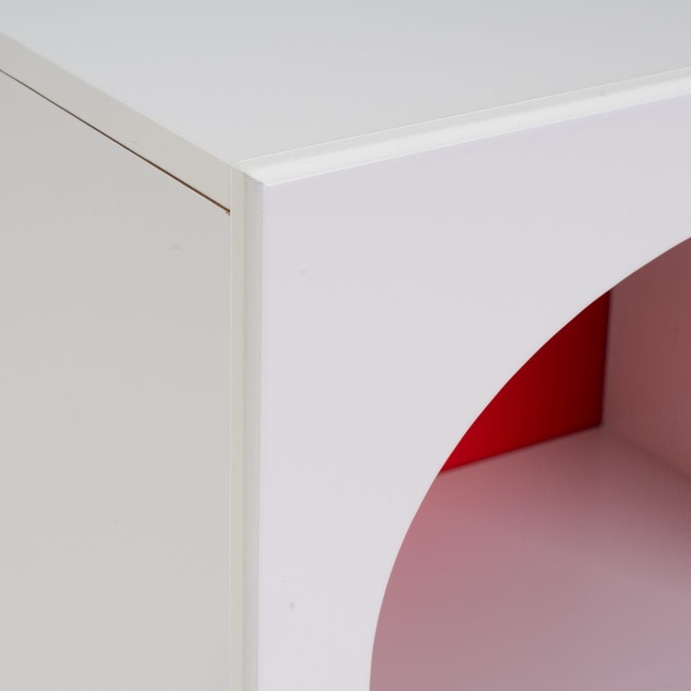 lolahome Estantería infantil roja