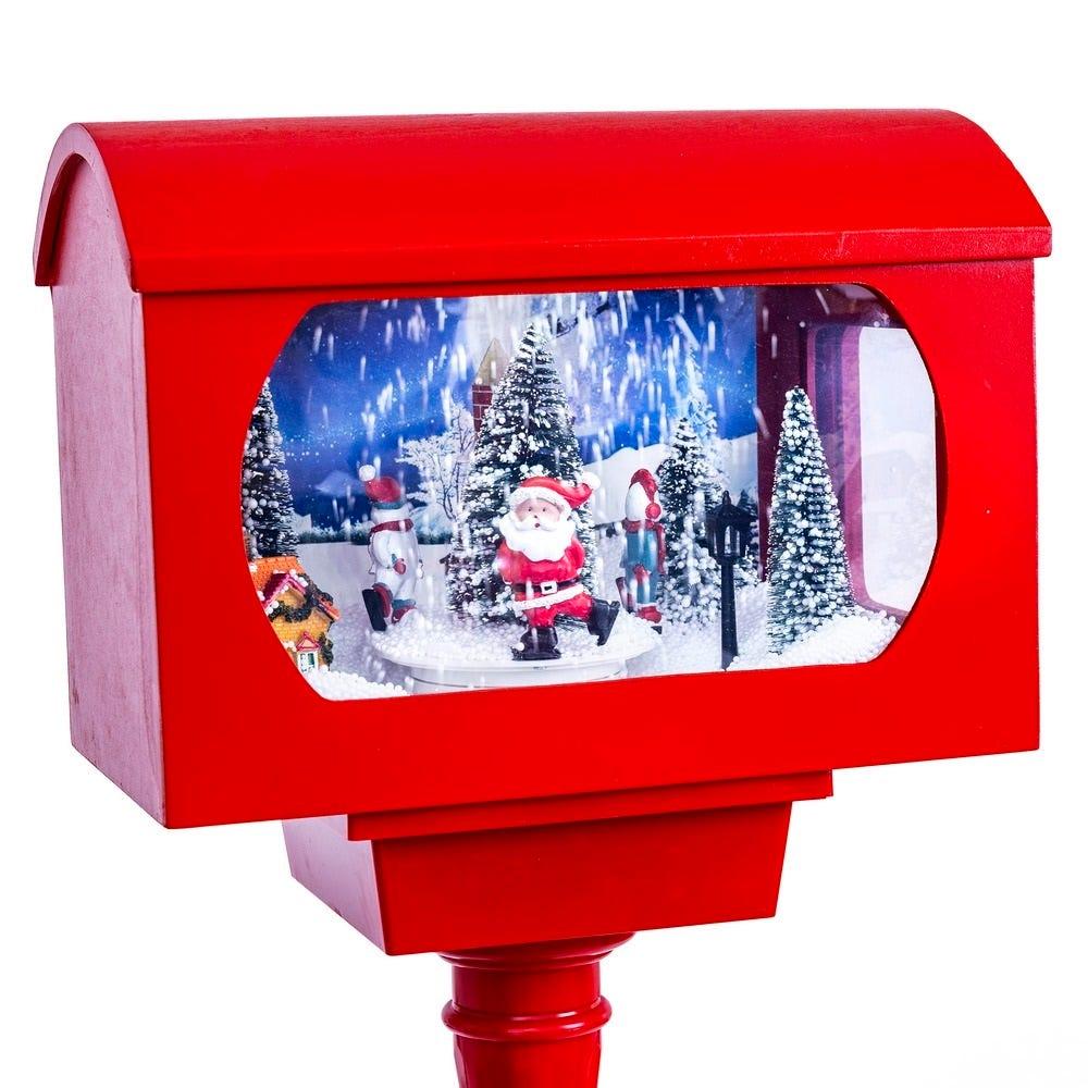 lolahome Farol Navidad luz sonido y movimiento