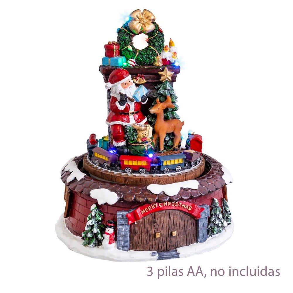 Lolahome Figura De Papá Noel Con Luz Y Movimiento