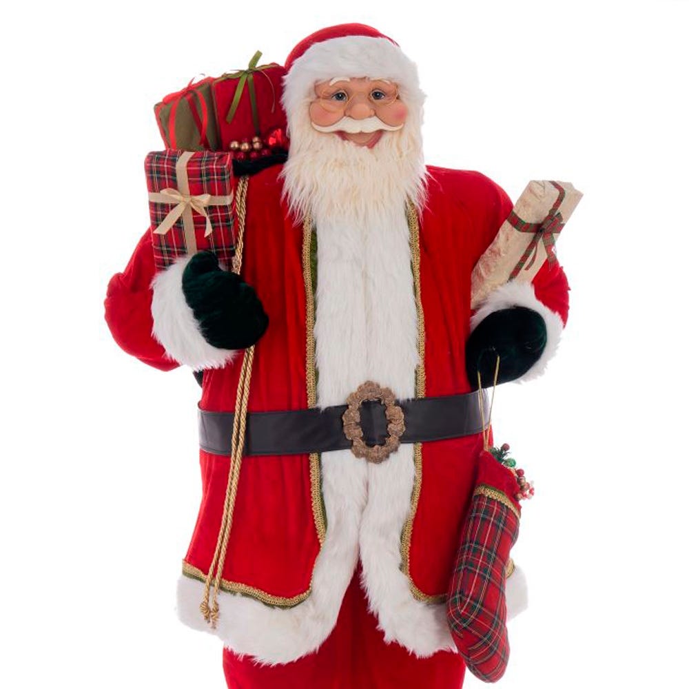 lolahome Figura de Papá Noel de 150cm