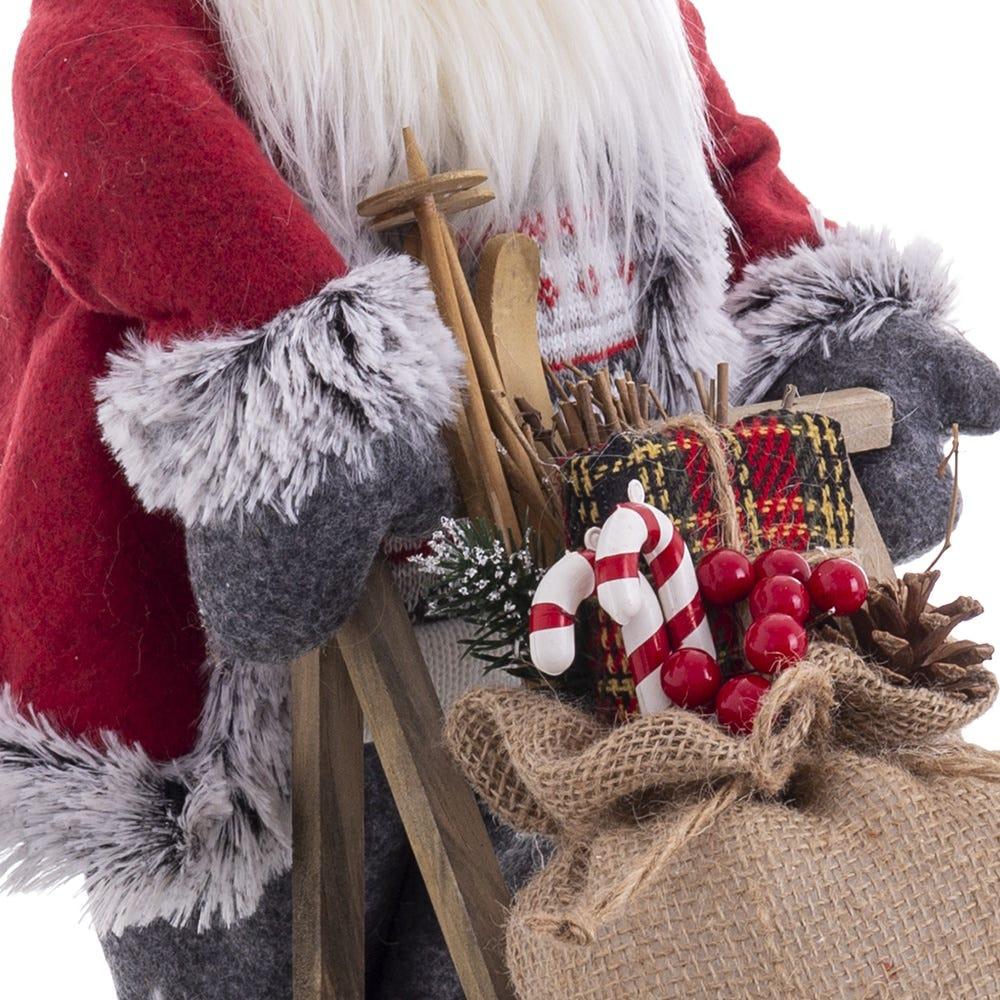 Lolahome Figura De Papá Noel Trineo De 45cm