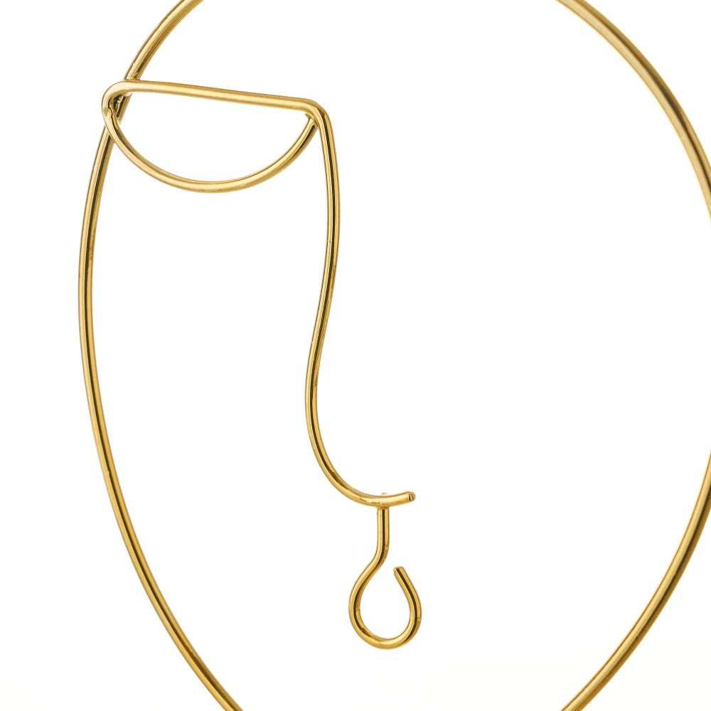 lolahome Joyero cuelga joyas dorado