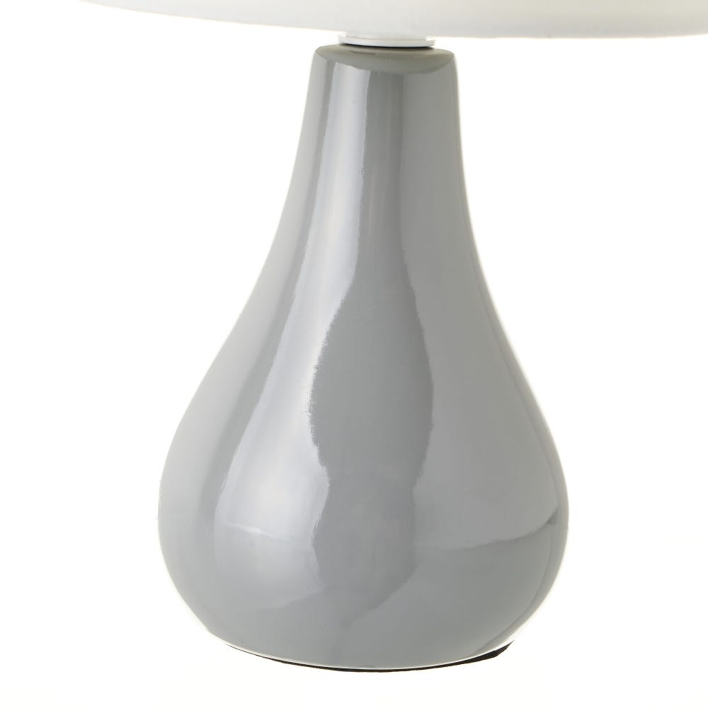 lolahome Lámpara de mesita de noche cerámica 26 cm