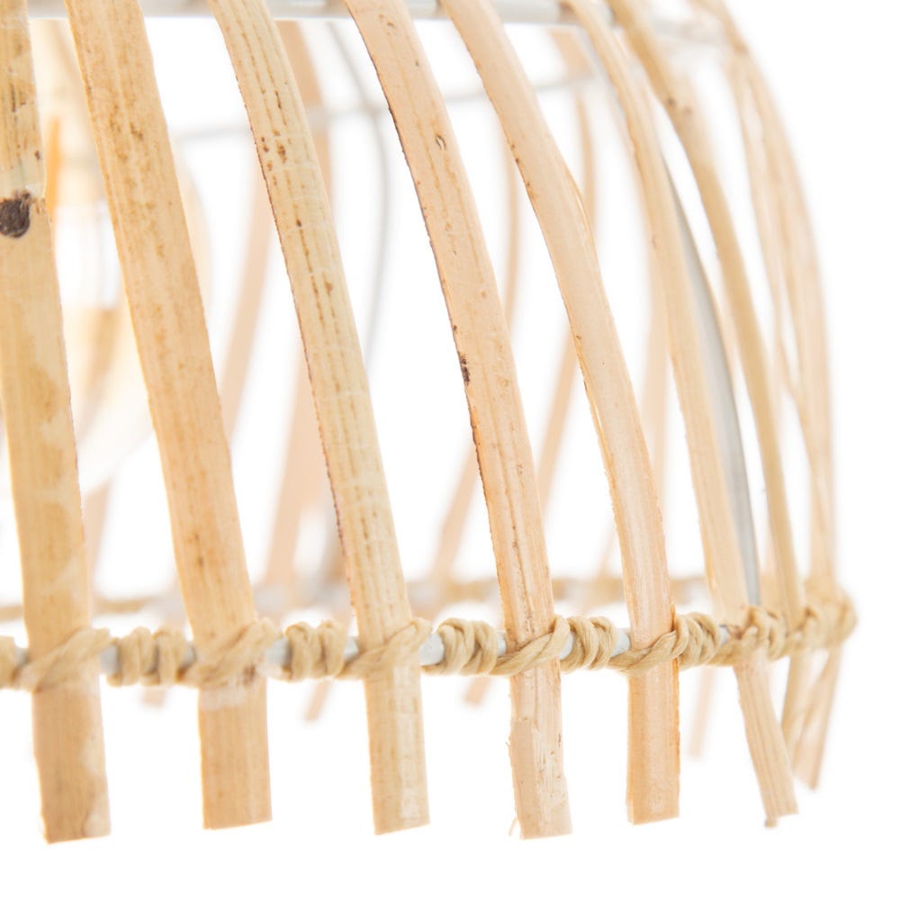 Lolahome Lámpara De Pie Varillas Blanco