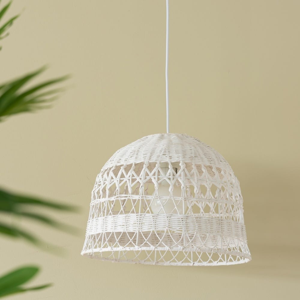 Lolahome Lámpara De Techo Campana Blanco