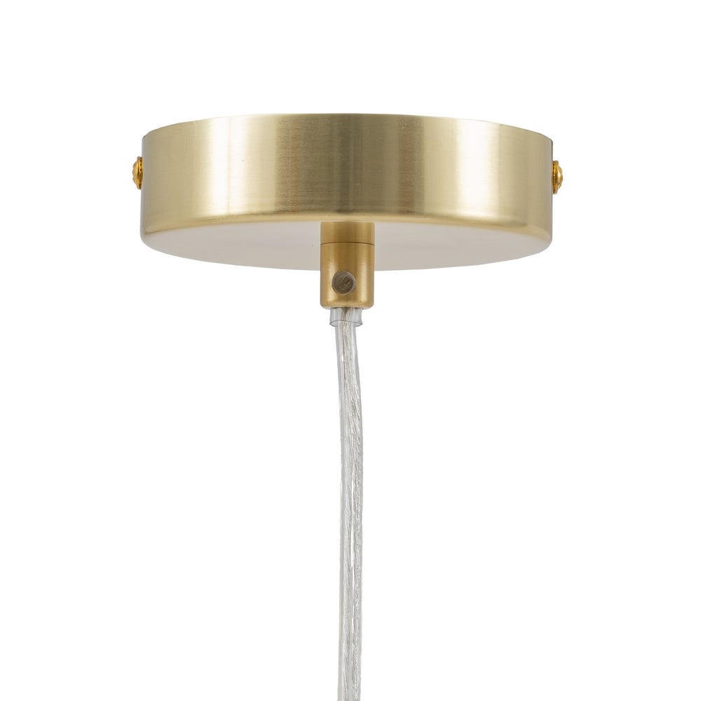 Lolahome Lámpara De Techo Cilíndrico Dorado