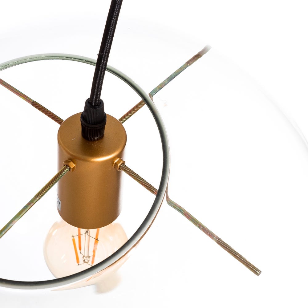 Lolahome Lámpara De Techo Colgante Transparente