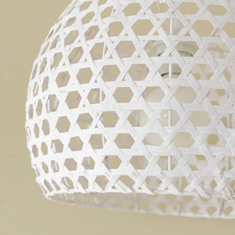Lolahome Lámpara De Techo Rejilla Blanco